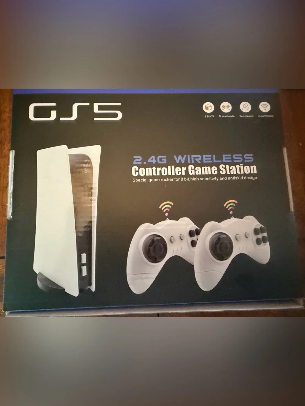 White 2.4G GS5 Wireless Game Station